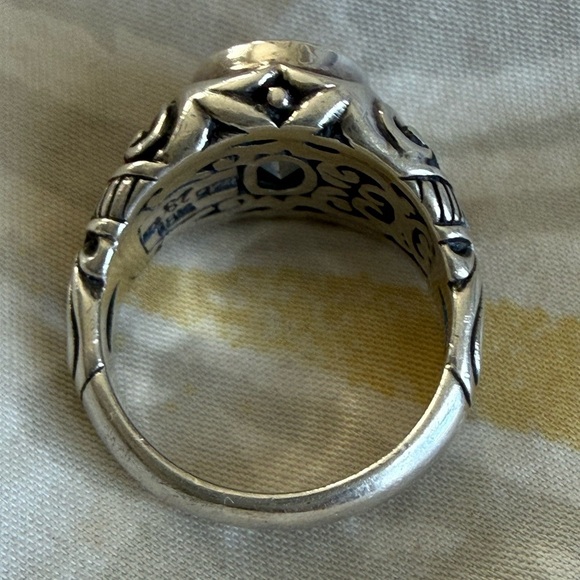 Robert Manse Sterling Silver 925 18k Amethyst Ring Size 6 - Picture 16 of 16